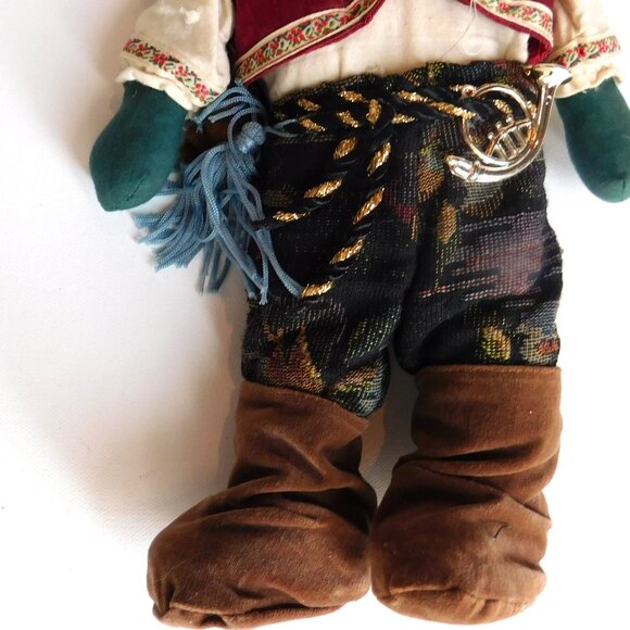 1991 Brinn’s Christmas Santa Collection Vtg Rustic Old World Santa Claus Doll - Picture 4 of 6